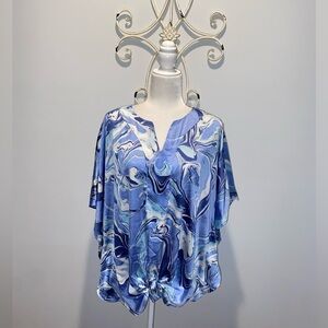 Chico's Flutter Sleeve Top - Size 3 / XL